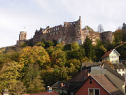 Das Schloss vom Hotelzimmer aus.