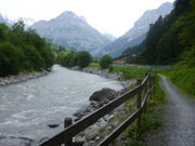 Schlussabschnitt an der Schwarzen Lütschine