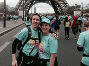 Judith und Margot beim Frühstückslauf