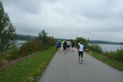 Links Großer, rechts Kleiner Brombachsee