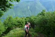 Abstieg vom Monte Boglia