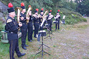 Ständchen vor dem Bergwerk