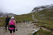 Drei Zinnen Hütte in Sicht